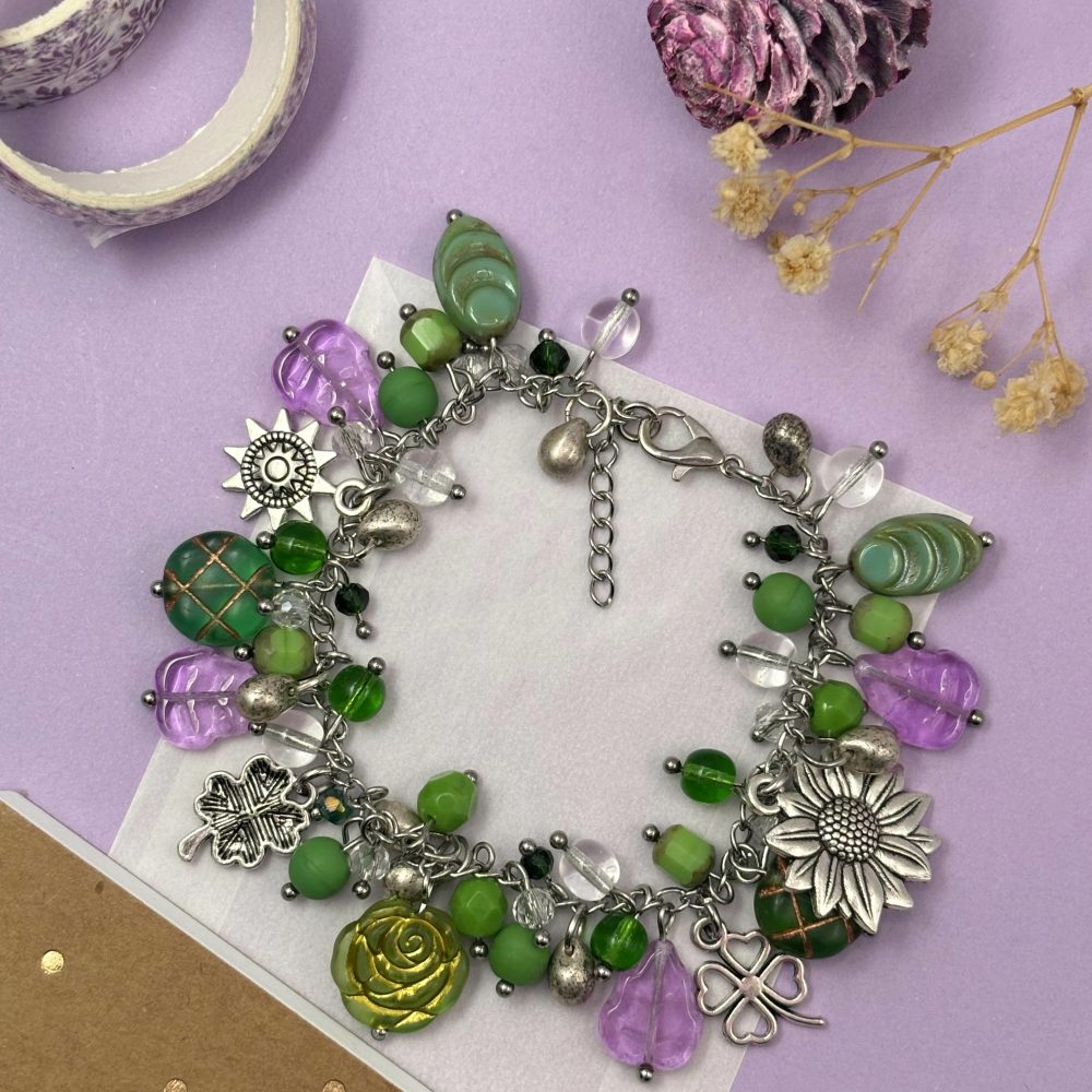 Nature Cluster Charm Bracelet