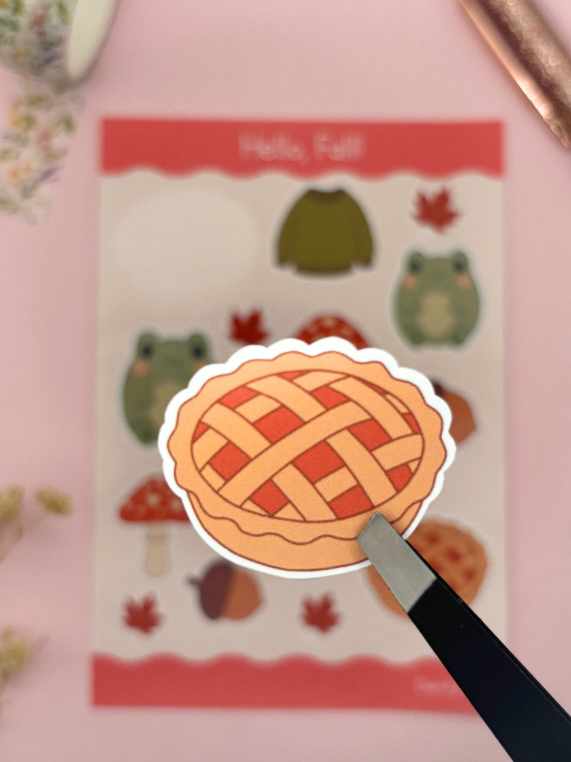 Glossy Vinyl Autumn Sticker Sheet - Image 4