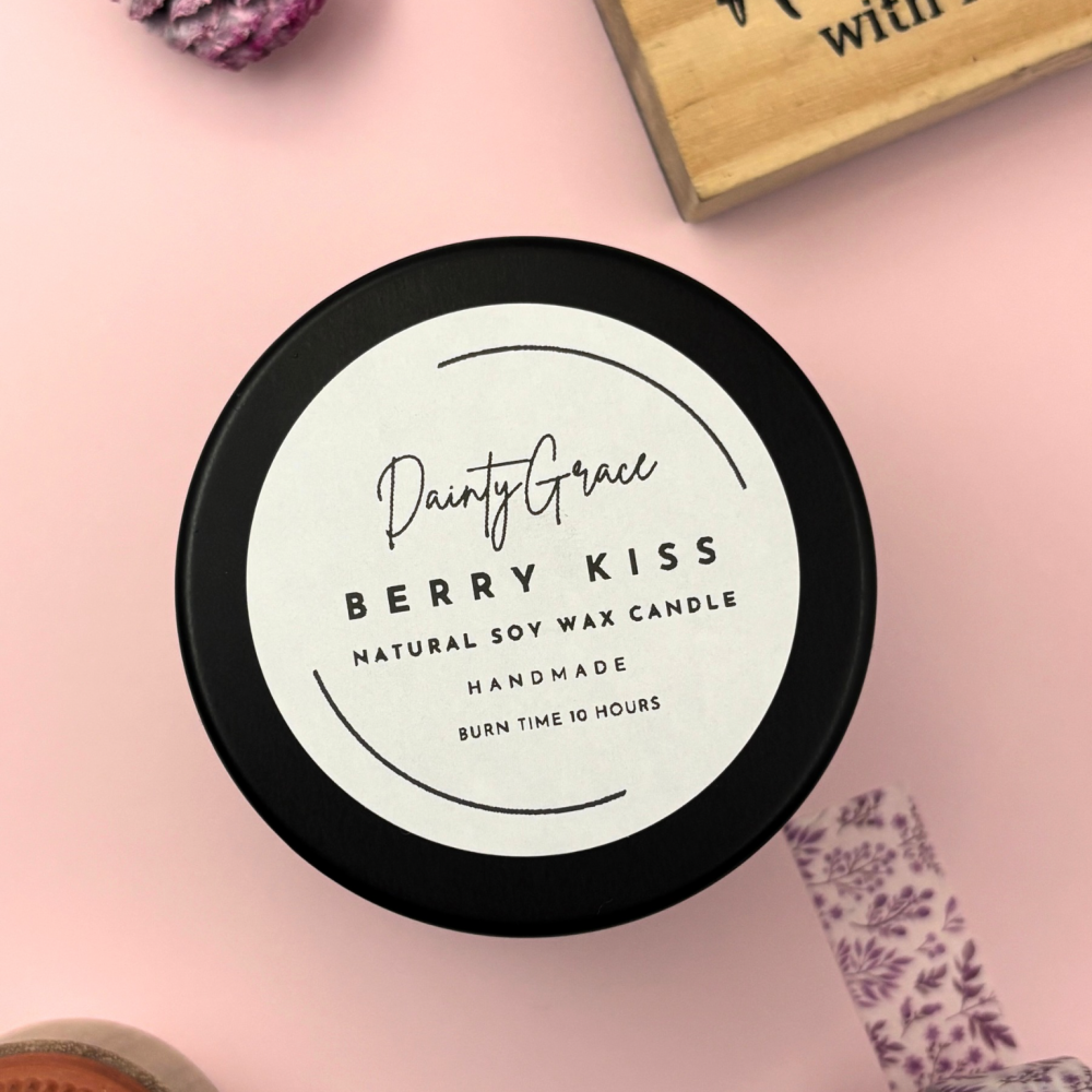 Berry Kiss Natural Soy Wax Candle