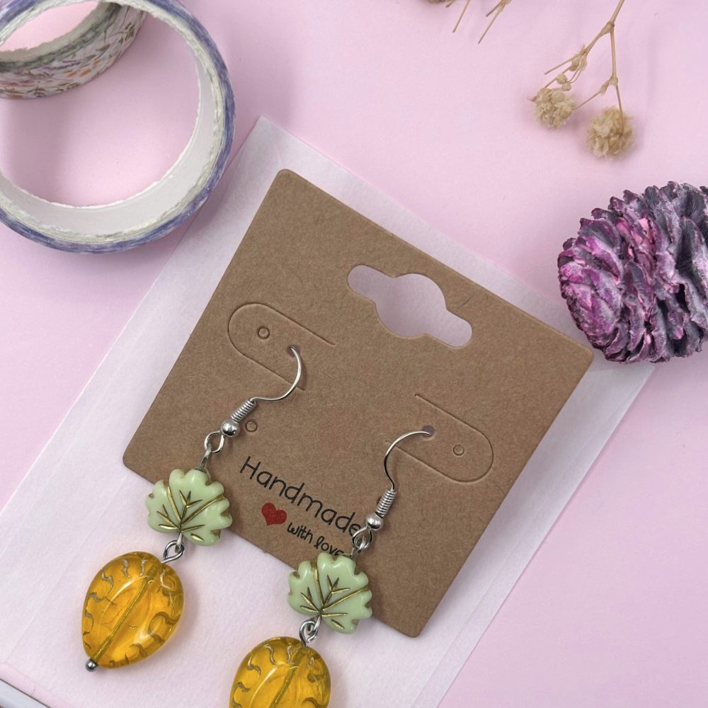 Leaf Drop Earrings