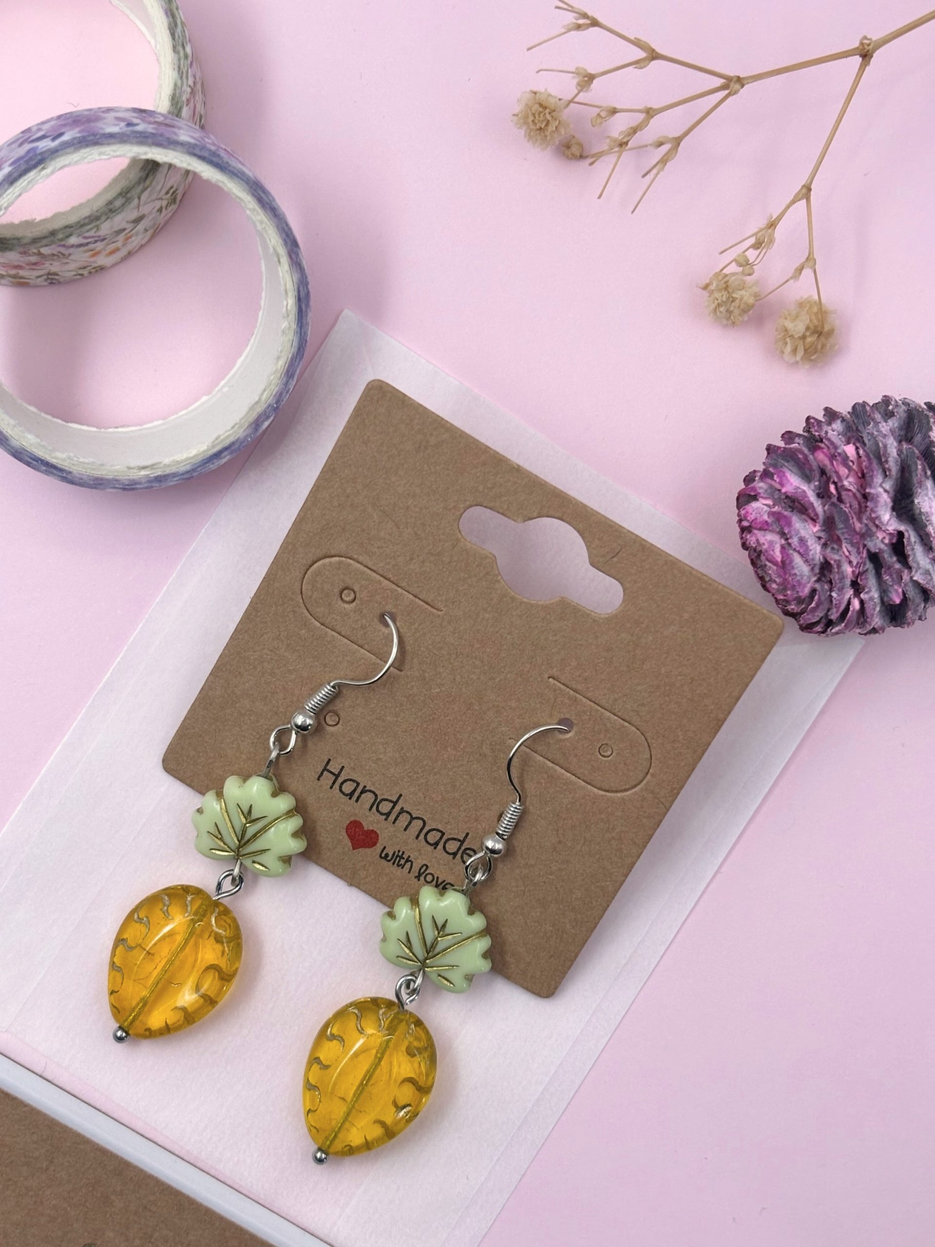 Leaf Drop Earrings