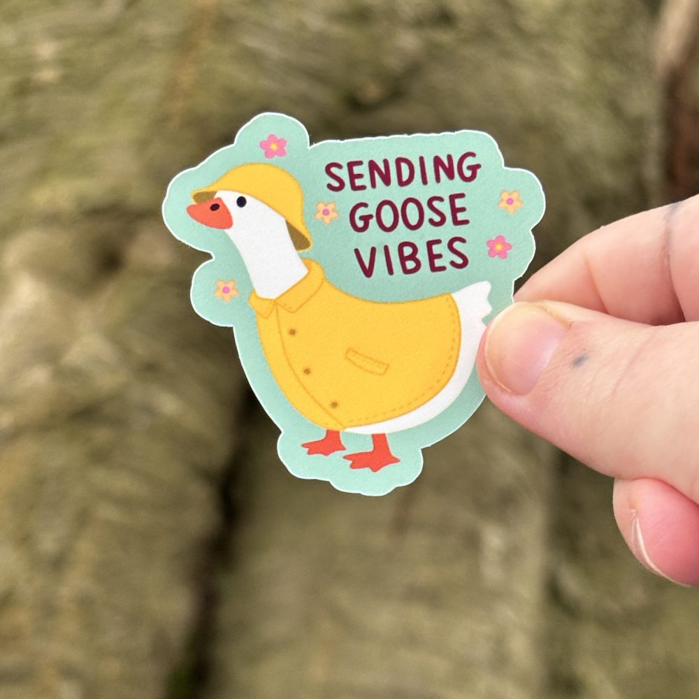 Sending Goose Vibes Sticker