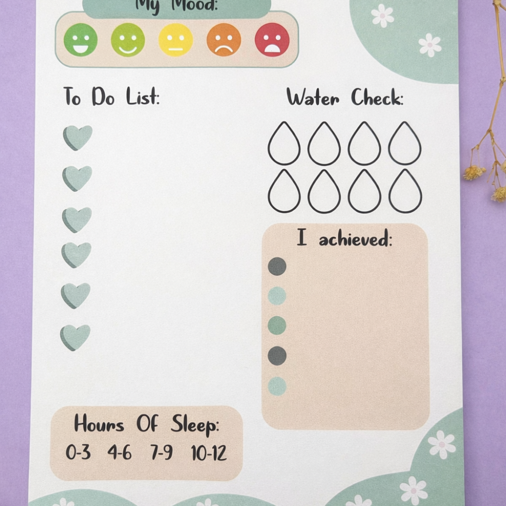 Daily Tracker Notepad