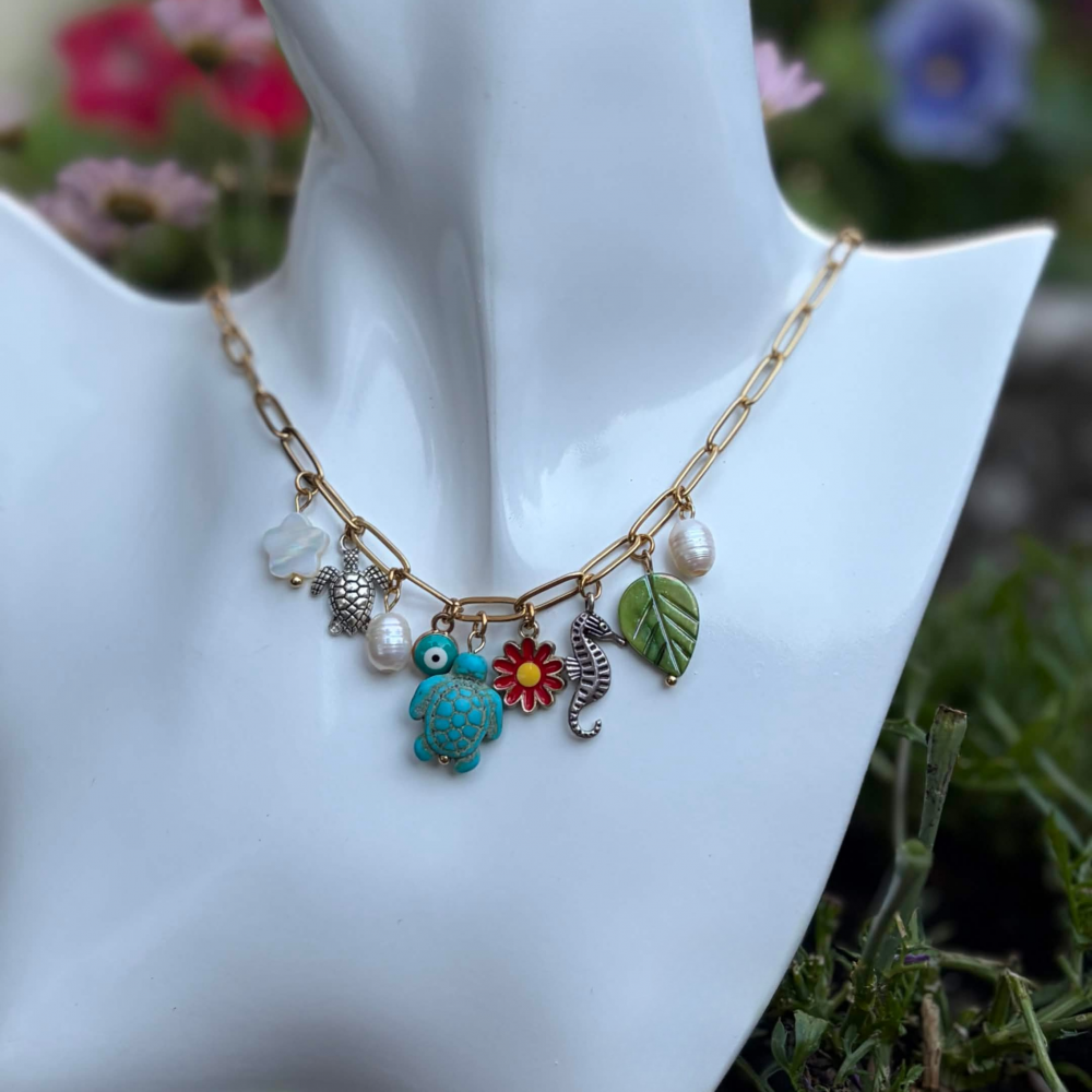 Turtle Bay Charm Necklace