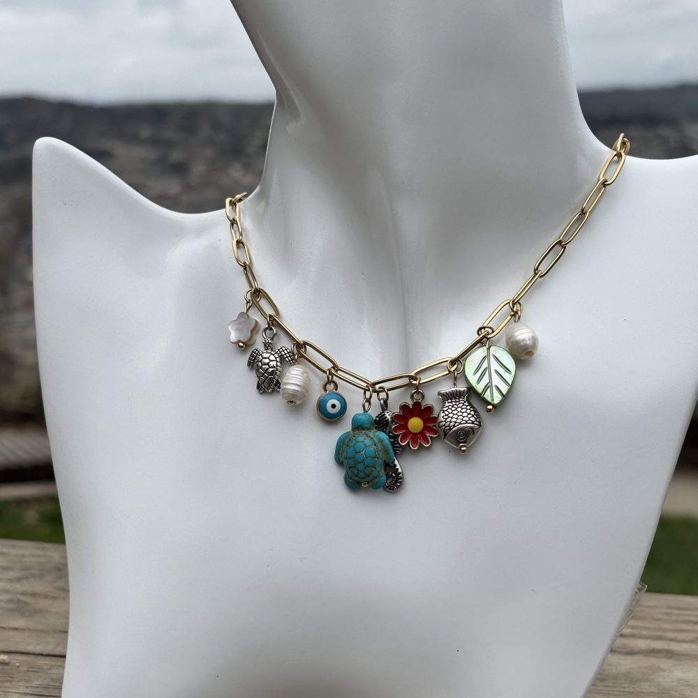 Turtle Bay Charm Necklace