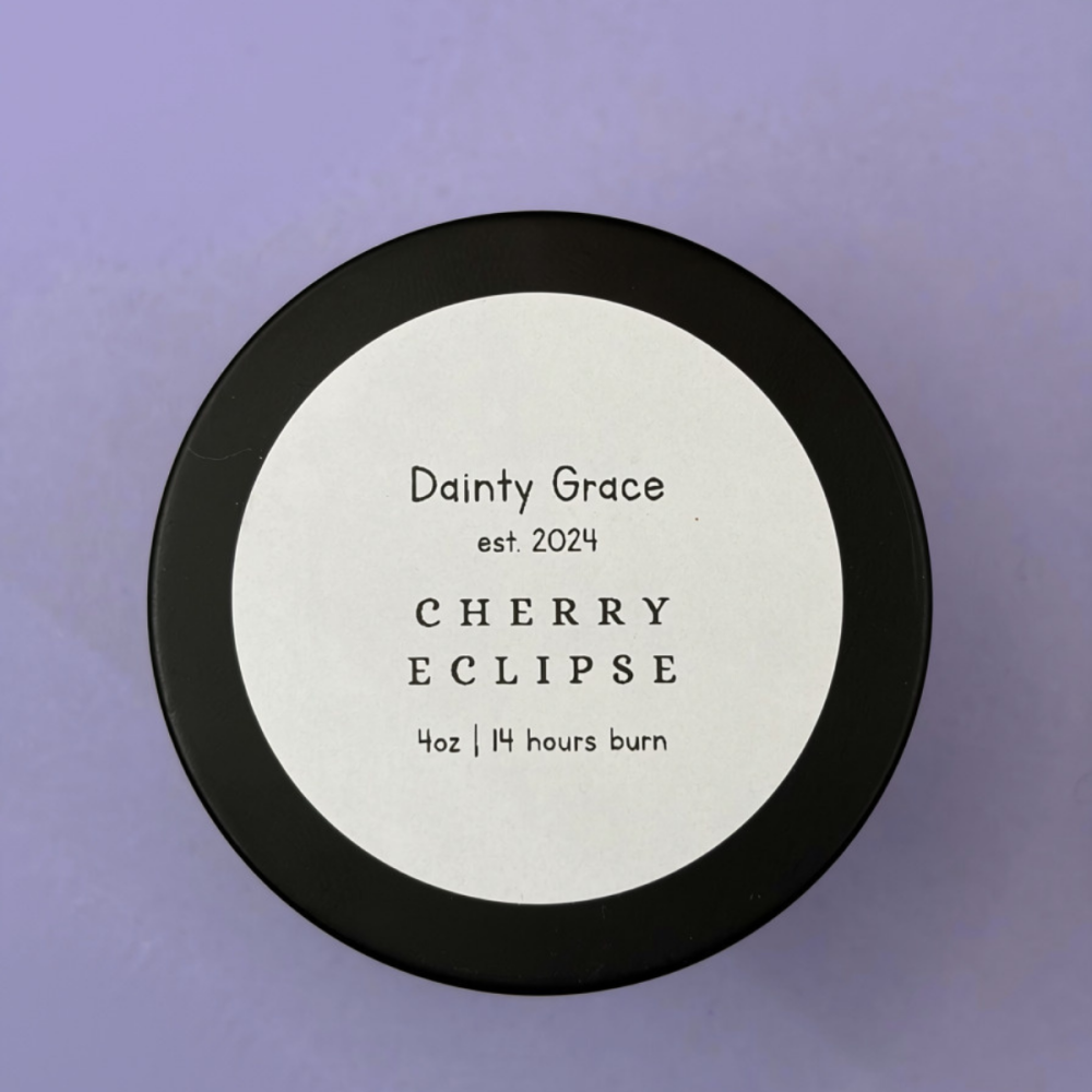 Cherry Eclipse Natural Soy Wax Candle
