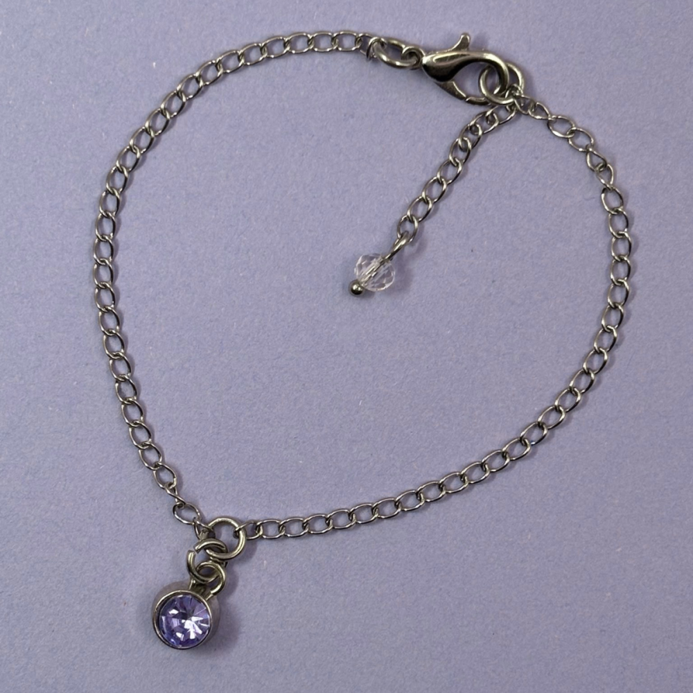 Birthstone Charm Bracelet