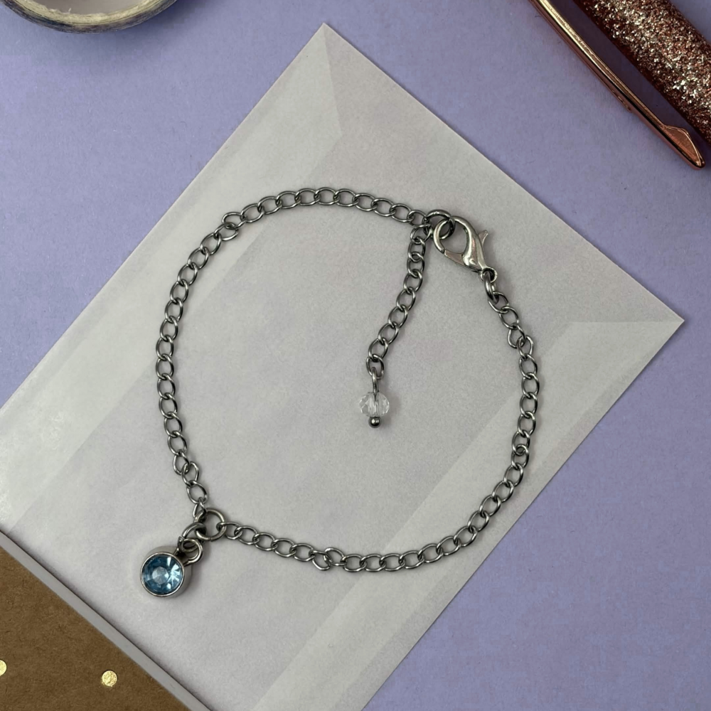 Birthstone Charm Bracelet