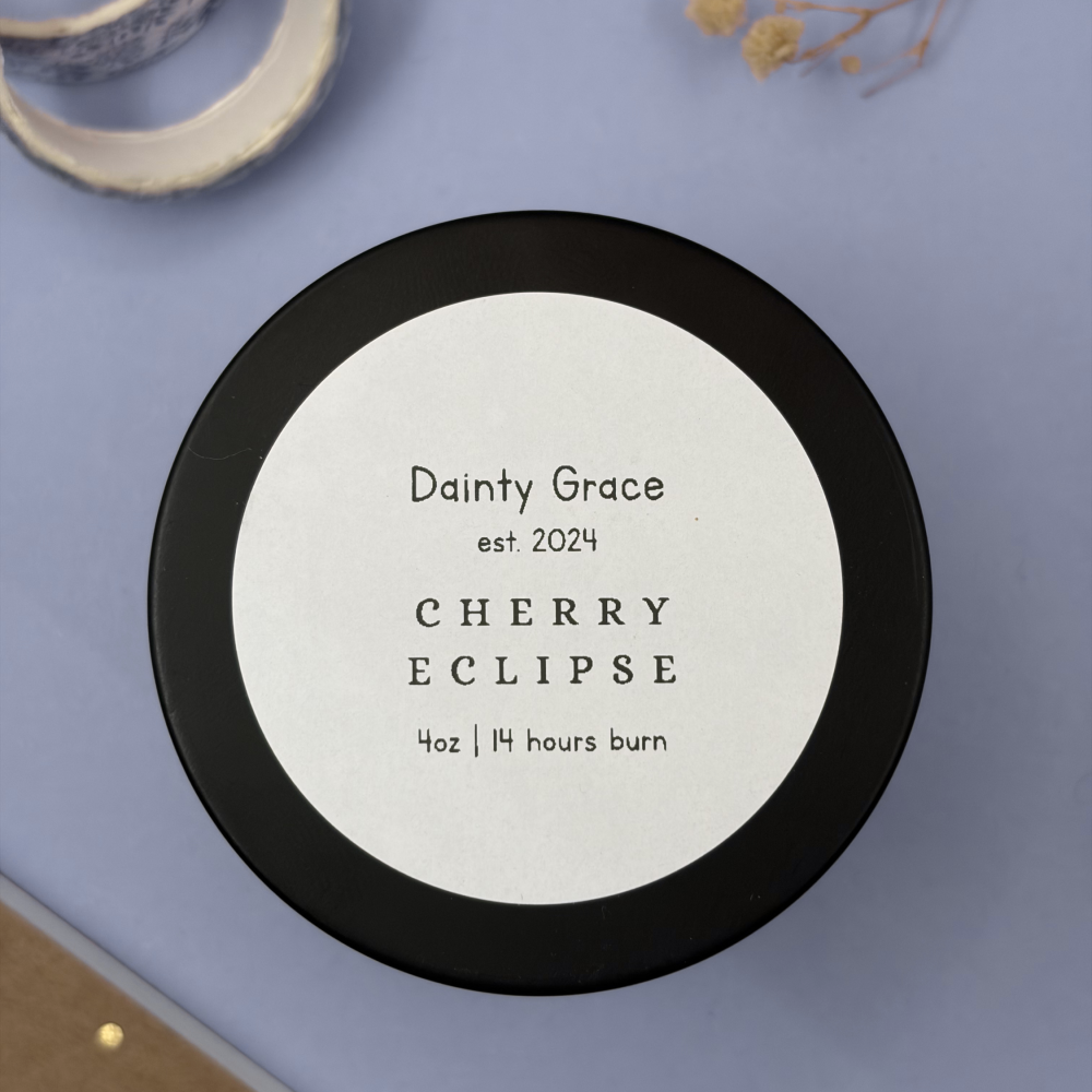 Cherry Eclipse Natural Soy Wax Candle