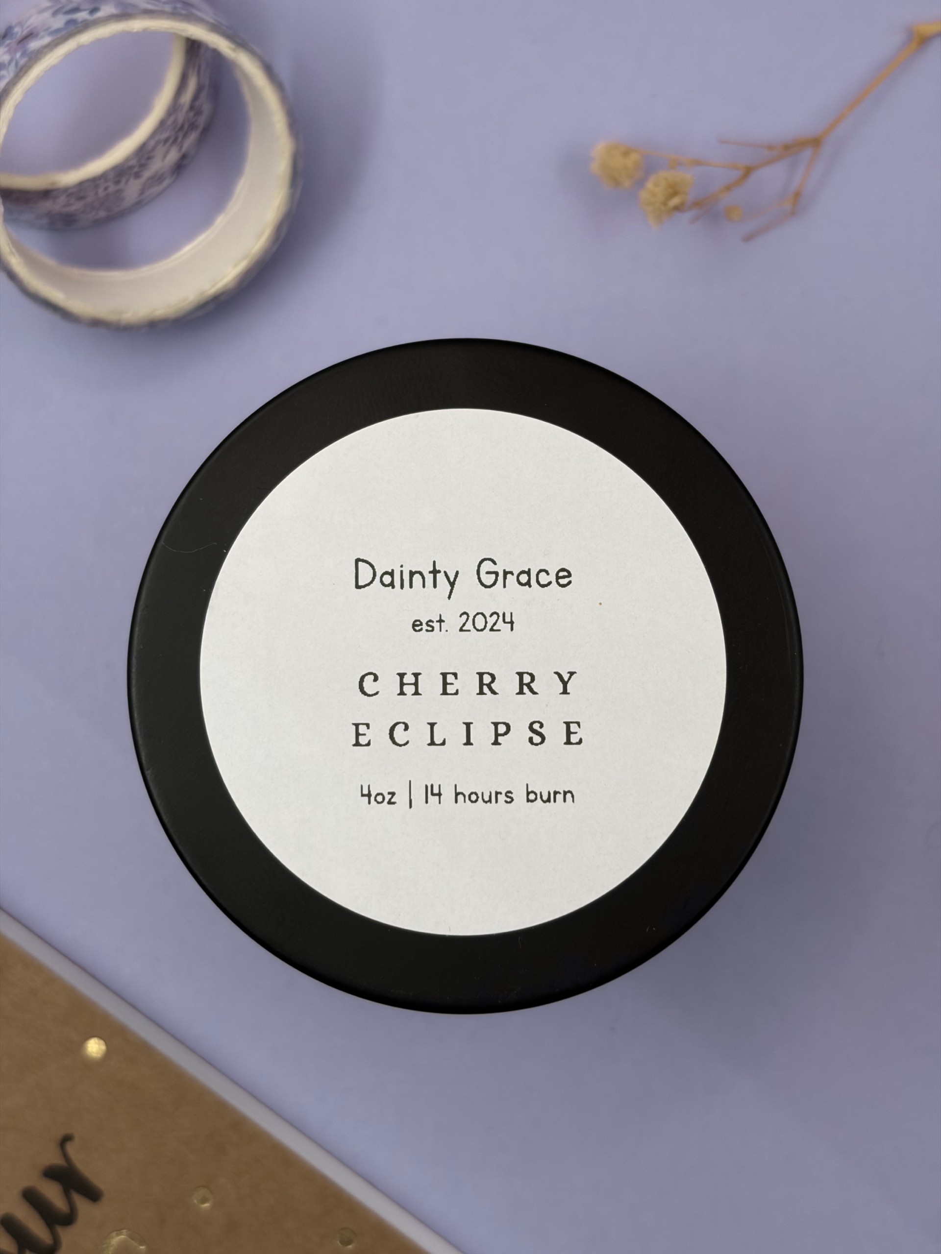 Cherry Eclipse Natural Soy Wax Candle