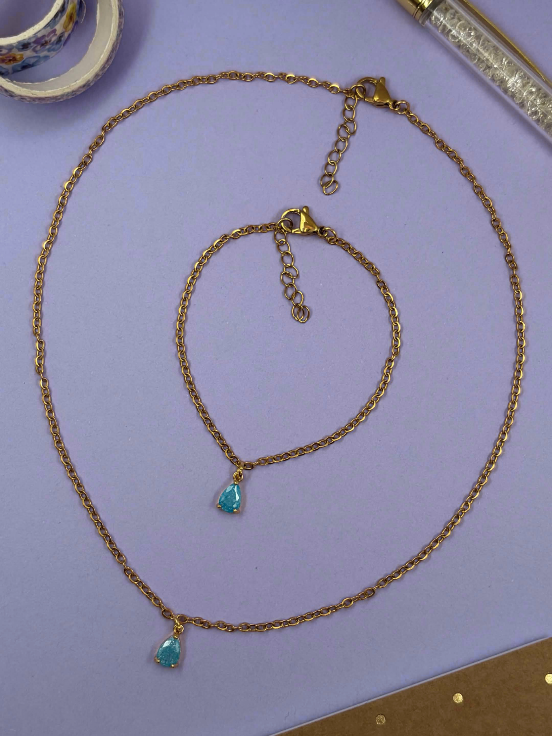 Valentina Necklace And Bracelet Set