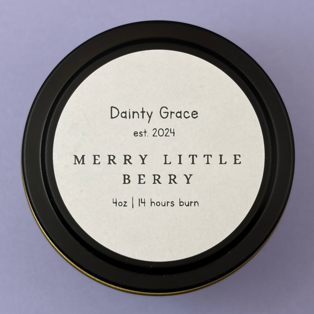 Merry Little Berry Natural Soy Wax Candle